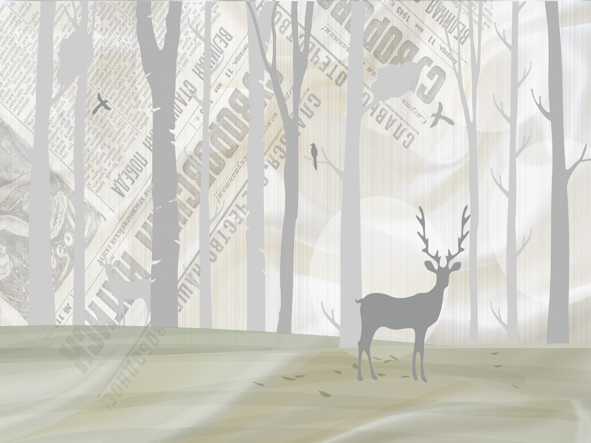 Фреска Лесная пантомима